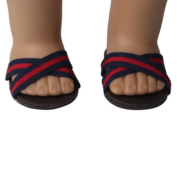 43cm Nou Renăscut Baby Dolls Sandale Și Flip-Flop Elegant 18 inch American Păpuși Pantofi Pentru Fete Rusia Papusa Accesorii