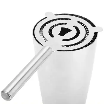 4buc Oțel Inoxidabil Cocktail Shaker Mixer Bea Filtru de Gheață Clește Lingură de Amestec de Măsură Cupa Barman Bara de Instrumente Kit