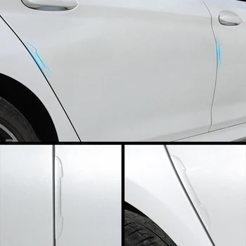 4buc Portiera Transparent Anti-coliziune Protector Autocolante Marginea Laterală Paznici Oglinda retrovizoare Capacul de Protecție Benzi Styling Auto