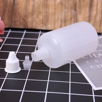 5-100ml de Plastic Gol Compresibil Dropper Sticle de Ochi Lichid Recipient Picurător