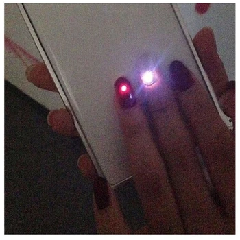 5 BUC LED-uri Flash Unghii Autocolant NFC Nail Art Sfaturi Autocolante Mobil Senzori Lumina flash-uri Aplicat de Scintilație Manichiura Decoratiuni