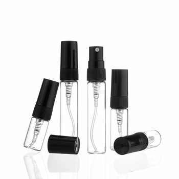 5 buc/pachet Portabil Mini Parfum Flacon de Sticlă Gol Cosmetice Probă Tub Subțire Vials2ML 3 ML 5 ML 10 ML
