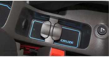 5 culori pentru Ușa de la Mașină Groove Mat pentru Chevrolet Cruze 2009-Accesorii Anti-alunecare Cupa Mat Cauciuc Covoare Slot Gaura Pad Interior