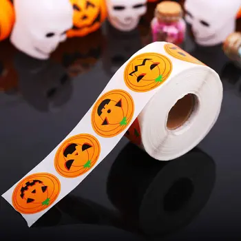 50-500pcs Halloween Fericit pentru Copii Animal de Jucărie Multumesc Decor Autocolant Eticheta de 1 inch