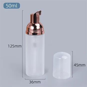 50ml Spumă de Plastic a Pompei de Sticla Returnabile Gol Container Cosmetic Demachiant Săpun Șampon Spumant Sticle Vinde Fierbinte