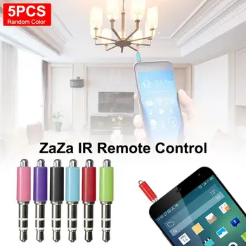 5PCS 3.5 mm Portabil ZaZa Infraroșu Control de la Distanță Pentru Android, IOS, Telefon Mobil, aparat de Aer Conditionat TV DVD Proiector Culoare Aleatorii