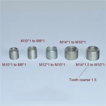 5PCS M6 la M10, M8 pentru M10, M10 să M14 filet interior tub gol adaptor interior exterior filet cuplaj transportor adaptor