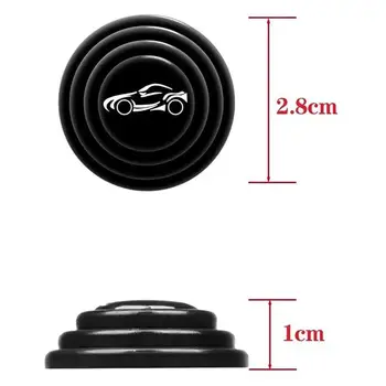 8PCS Masina Logo Usa Șoc Autocolante Tăcut Garnitura Cu Portbagaj Izolare fonica Pad rezistent la Șocuri Pernă de Șoc Absorbție Garnitura