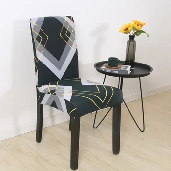 Airldianer Floare scaun de birou acoperă spandex elastic pentru sala de mese complet înfășurat huse restaurant președinte de partid covers03