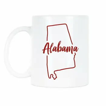Alabama Cana de Cafea Statul Alabama Cani Alabama Mândrie Cadou Cana
