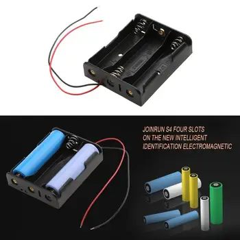 ALLOYSEED 1buc 3 Sloturi de Plastic 18650 Baterii Cutie de Depozitare Caz DIY Baterii Titular Clip Organizer Recipient cu Fir de Plumb Pin