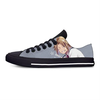 Anime Eroul Meu mediul Academic Kaminari Denki Amuzant de Moda Casual, Pantofi de Pânză Low Top Harajuku Respirabil Imprimare 3D Bărbați femei Adidași