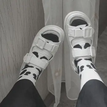 Apanzu Femeile Roma Sandale De Vară 2021 Casual Pantofi Platforma De Moda Unica Negru Cataramă Glezna Curea Sandale Femei, Sandale Sport