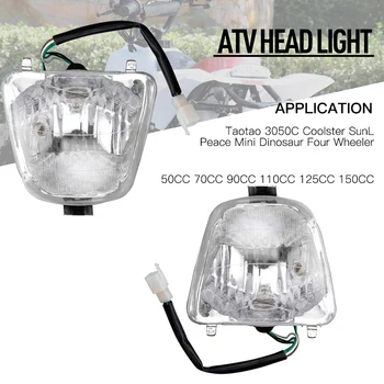 ATV-uri Faruri Cap de Lumină Lampă de Asamblare 50Cc 70Cc 90Cc 110Cc 125Cc 150Cc Taotao 4 roti Accesorii