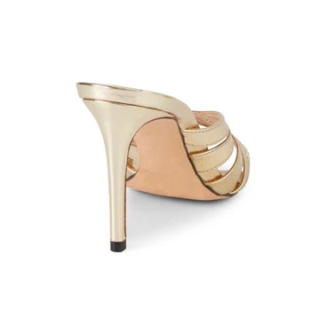 Aur Cu Toc Catâri Femeie Tocuri De Argint Cu Toc Sandale Femei 2020 Doamnelor Elegante De Mireasa Nunta Peep Toe Pantofi De Vara Încălțăminte