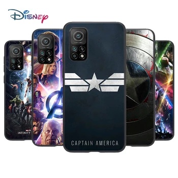 Avengers Captain America Capac de Silicon Pentru Xiaomi Mi Notă 11i 11 10T 10 9 9M SE 8 Pro Lite Ultra 5G Telefon Caz Shell