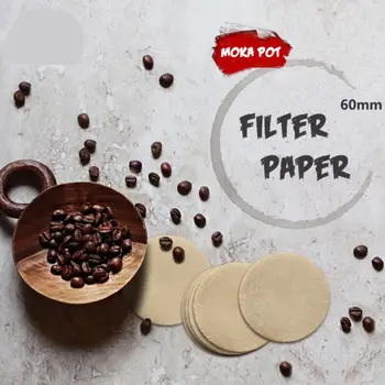 AYEVIN din Lemn Rotund Picurare Hârtie de Filtru de Cafea Moka pot Espresso 100pc/Pachet Filtru de Ceai Filtru