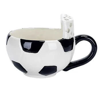 Baschet Fotbal Ceașcă de Ceai de Desene animate Cana Ceramica de Cafea mic Dejun Cana de Apa Taza de aislamiento térmico Copa Marca