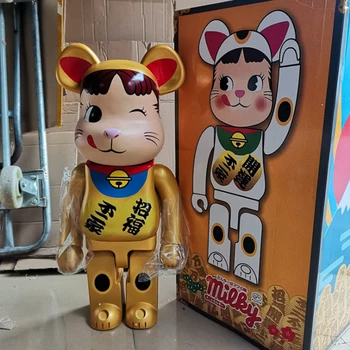 Bearbricklys Kaw 70cm 1000% Urs&bricklys Panda de Jucărie Blocuri Urs PVC Model Cifre DIY Anime Jucărie Jucarii Copii, Cadouri de Ziua de nastere