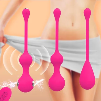 Bile Kegel pentru Femei Vaginale Scădere Practicanta Femei vezicii Urinare Instrument de Control Pasarica Gantera Masturbari Vibratoare Jucarii Sexuale