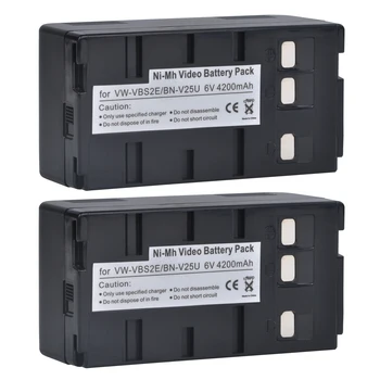BN-V25U VW-VBS2E V25U VBS2E Baterie pentru JVC BN-V22U, BN-V24U, GR-AW1, pentru Panasonic PV-BP15 NV-3CCD1 NV-61 NV-63 PV-10
