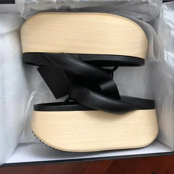 Brand 2021 Femei Papuci de Vara Noi Slide-uri de Moda Pantofi Wedge Sandale de Plaja pentru Femei în Afara Platformei de Agrement Flip Flops ZJ4-10