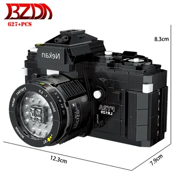 BZDA Camera Blocuri MOC Mini Cărămizi idei Digital SLR Camera Retro Model de Blocuri de Constructii pentru Copii Jucarii Are o colectie de Cadouri de Valoare