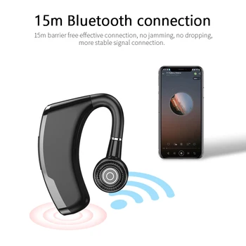 Casti Bluetooth Casti Handsfree Clema Set Cu Cască Fără Fir Cu Mașina De Apel Sport Căști Cu Microfon Pentru Telefoane Inteligente