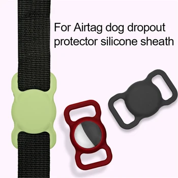 Caz de protecție Pentru Airtags 2021 Urmărire Silicon de Caz Pentru Câine Moale Anti-pierdere Apple Aer Tag-uri de Silicon Cover Portofel Key Finder