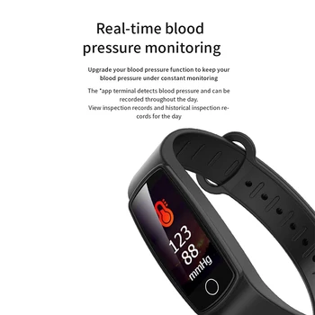 Ceas Inteligent Bărbați Femeie Brățară De Fitness Sănătos Tracker Sport Tensiunii Arteriale Monitor De Ritm Cardiac Impermeabil Mansete Inteligente De Telefon