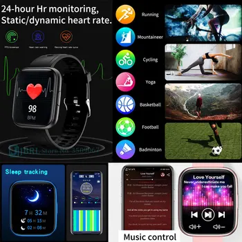 Ceas inteligent Femei Impermeabil Monitor de Ritm Cardiac Bărbați Fitness Tracker Tensiunii Arteriale Smartwatch Memento Apel Sport-ceas Inteligent
