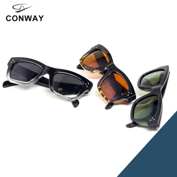 CONWAY Supradimensionat ochelari de Soare Polarizate UV Bloc Pătrat Mare Ochelari de Soare pentru Femei, Cadru Mare Женские солнцезащитные очки