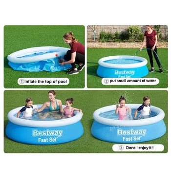 Copil Gradina de vara, piscina 183cm familie piscina gonflabila deasupra solului copil adult copii, terasă de joacă în aer liber piscină Mare