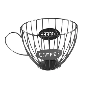 Creative Coffee Cup Holder Cana Forma de Cafea Pod Titularii Scobite Capsulă de Depozitare Organizator pentru Contorul de Depozitare Organizator