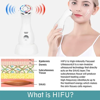 Cu ultrasunete HIFU Aparat de Radio Frecvență RF Fata EMS Strângeți Pielea de Ridicare Întinerire Anti-Rid de Îndepărtare Față de Îngrijire a Pielii Dispozitiv