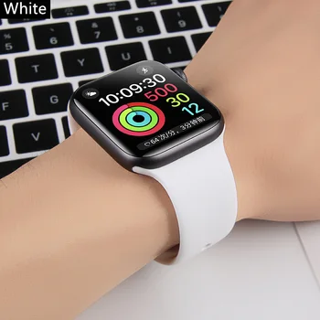 Curea din silicon Pentru apple Watch band 40mm 44mm 38mm 42mm 44 mm Cauciuc watchband smartwatch correa bratara iWatch 3 4 5 6 SE trupă