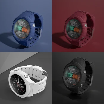 Curea din silicon pentru Onoare GS Pro Watch 42mm 46mm Watchband Bratara Sport ceas Inteligent Curea de schimb Pentru Huawei GT2 2e Curea