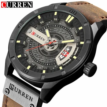 CURREN Mens Ceasuri de Top de Brand de Lux Cronograf Sport Cuarț Bărbați Casual, de Oțel rezistent la apă Ceas Relogio Masculino 8301