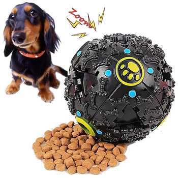 Câine de Jucărie Interactiv Indestructibil de Companie Anti-roll Alimentator Anxietate Minge Puzzle Jucărie Pentru Catelus Mic Câine Mare a Juca Jocul Jucărie de ros