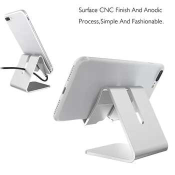 De aluminiu Suport de Telefon Mobil Tabel Stand Birou Titularul de Telefon Stand Pentru IPad Air 2 3 4 Tablet PC Toate Telefoanele mobile