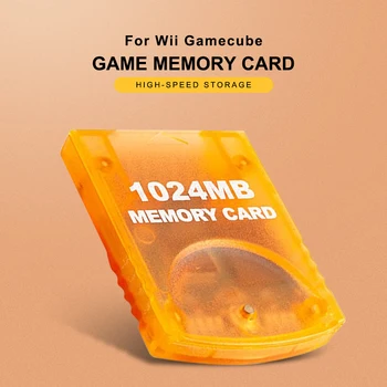 De mare Viteză Joc de Card de Memorie Pentru Nintendo GameCube/pentru W II/pentru N GC Card de Memorie de 1024MB Pentru a salva Datele Jocului Joc Accesorii
