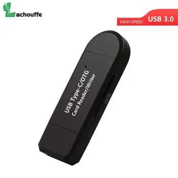 De mare viteză USB 3.0 Tip C 2 În 1 OTG Card Reader sd USB card TF/SD Card Reader pentru telefonul inteligent/Calculator/Tip-C deveices