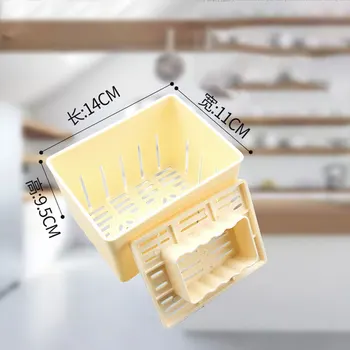 DIY Plastic Tofu de Casă Filtru Presă Mucegai Kit Tofu de Luare a Mașinii Set de Soia Apăsarea Mucegai Cu o Cârpă Brânză preparate din Bucătăria
