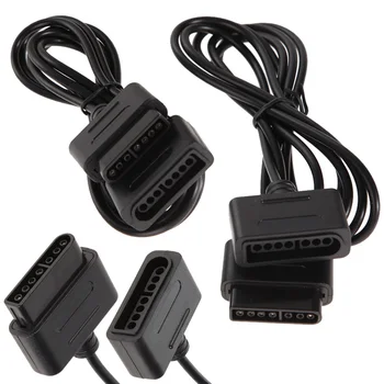 Două 6-Picior Cabluri de Prelungire Pentru SNES Super Nintendo 16-Bit Controlere Super Mâner de Extensie Cabluri Console de jocuri