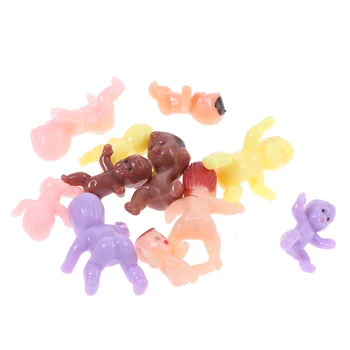 Drăguț 10 BUC Copil de Dus Mini Papusa de Plastic Copilului Luna Plina de Cadouri pentru Băieți și Fete articole Party Copii Mici Jucărie Accesorii