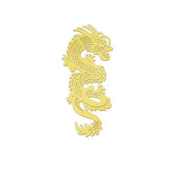 Epocă De Prosperitate A Adus De Dragon Și Phoenix Chineză Ciucure Alama Metal Pandantiv Marcaje De Papetărie De Studenți Cadouri