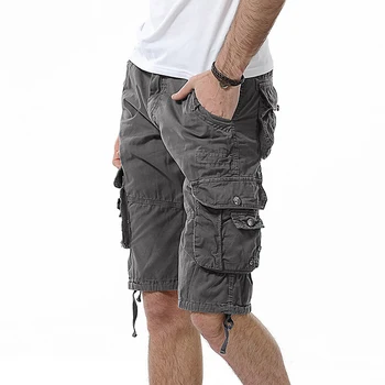 Fahison Militar Cargo Shorts Mens Camuflaj Tactice Bărbați De Pantaloni Scurți De Bumbac De Lucru Casual Sex Masculin Pantaloni Scurți Pentru Plus Dimensiune