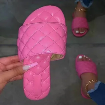 Femei Sandale Pantofi de Vara Pentru Femei Black Flat Ladies Beach Sandles Designer de Lux pentru Femei Sandale Sandalias Mujer Încălțăminte