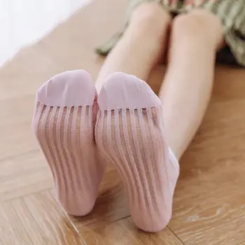 Femei Vara Șosete Ultra-subțire Transparent din Dantela de Matase Cristal Șosete Fete Elastic Șosete Scurte de sex Feminin Respirabil Glezna Șosete