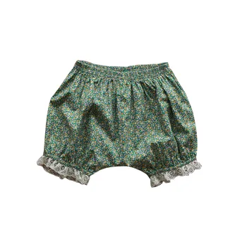 Fete De Vară Pantaloni Scurți 2021 Noi Fete Mici Tocata Dantelă Dantelă Pantaloni Scurți Din Bumbac Fată Copilul Pantaloni Scurți Drăguț
